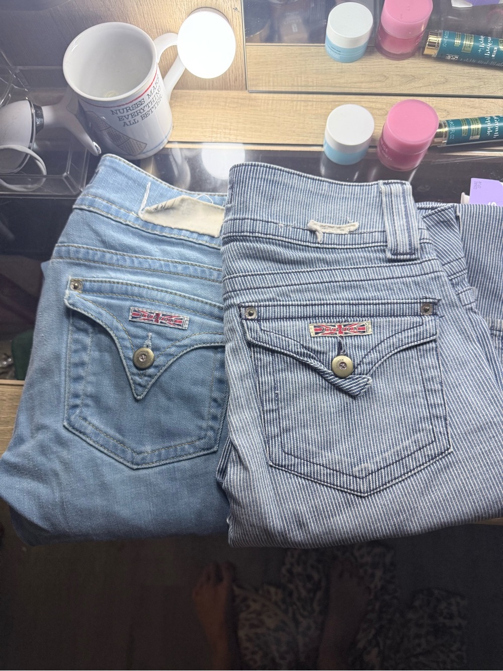 Vintage Hudson Low-Raise Bootcut Jeans